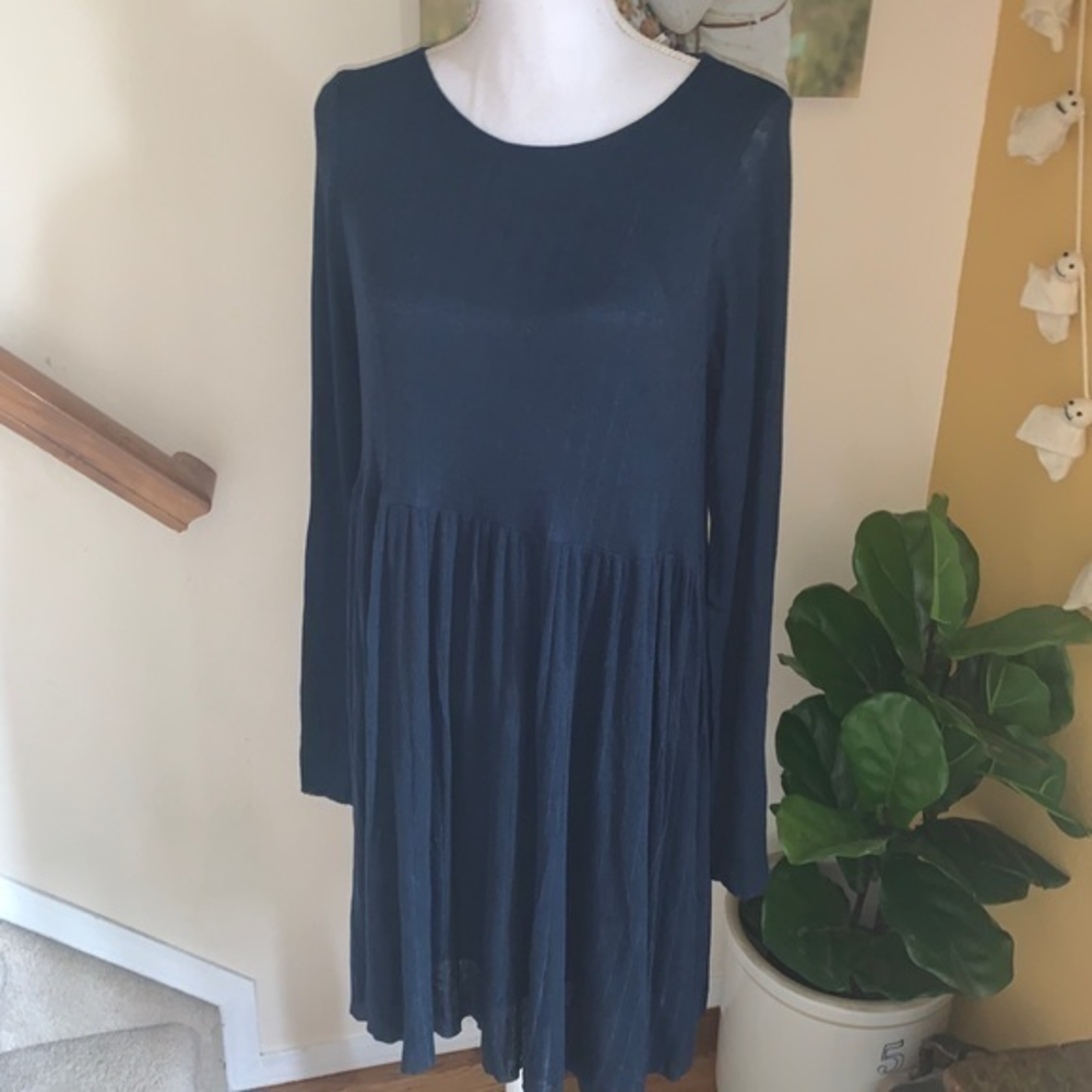 Urban outfitters blue sweater dress size‎ Large NWT